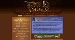 Desktop Screenshot of godlychristianmusic.com